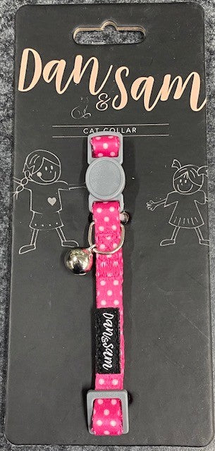 DAN & SAM CAT COLLAR 20-30CM PINK MANIA
