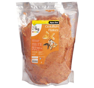 AQUA ONE ECONOMY GOLDFISH FLAKE FOOD 1KG