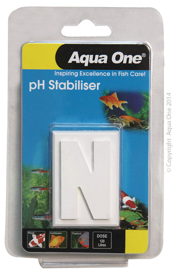 AQUA ONE PH STABILISER BLOCK 20G
