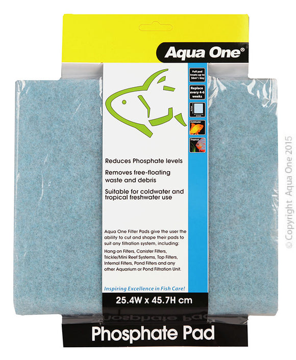 AQUA ONE PHOSPHATE PAD SELF CUT