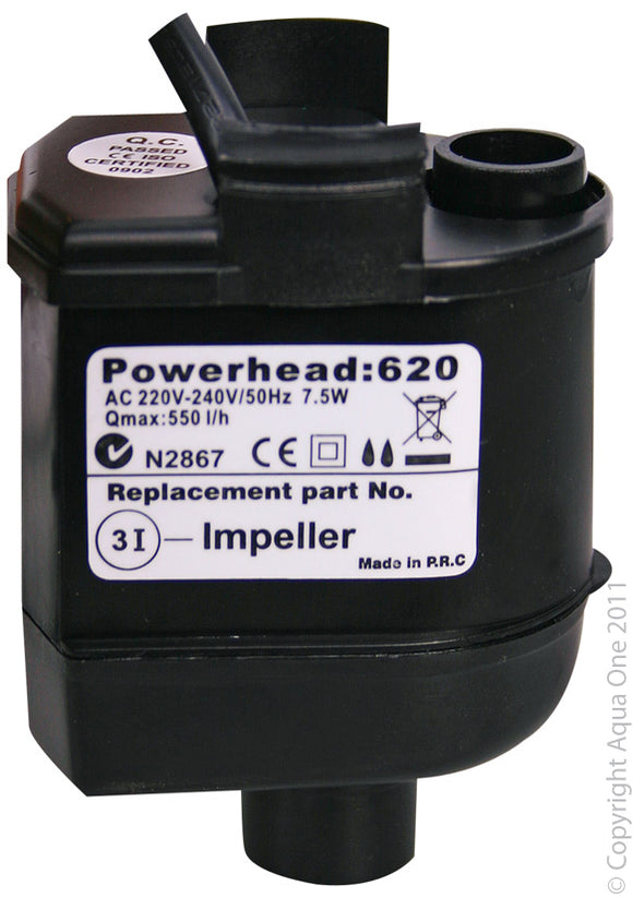 AQUA ONE POWERHEAD 10939 - AQUASTYLE 620, 620T