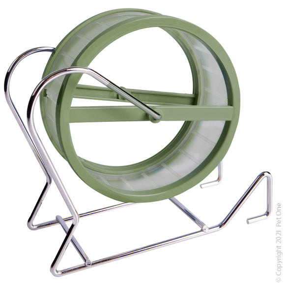  PET ONE MOUSE WHEEL MED 15CM ASSORTED COLOURS