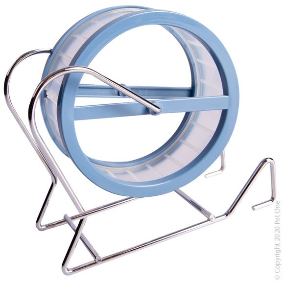  PET ONE MOUSE WHEEL SML 12CM  ASSORTED COLOURS