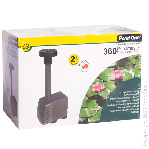 POND ONE PONDMASTER 360 FOUNTAIN PUMP