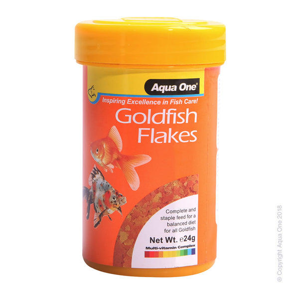 AQUA ONE GOLDFISH FLAKES 24GM