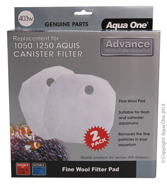 AQUA ONE WOOL 2PK 403W SUITS AQUIS 1050/1250
