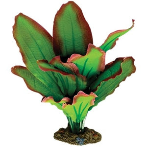 AQUA ONE SILK PLANT AMAZON RED GREEN MEDIUM