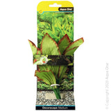 AQUA ONE SILK PLANT AMAZON RED GREEN MEDIUM