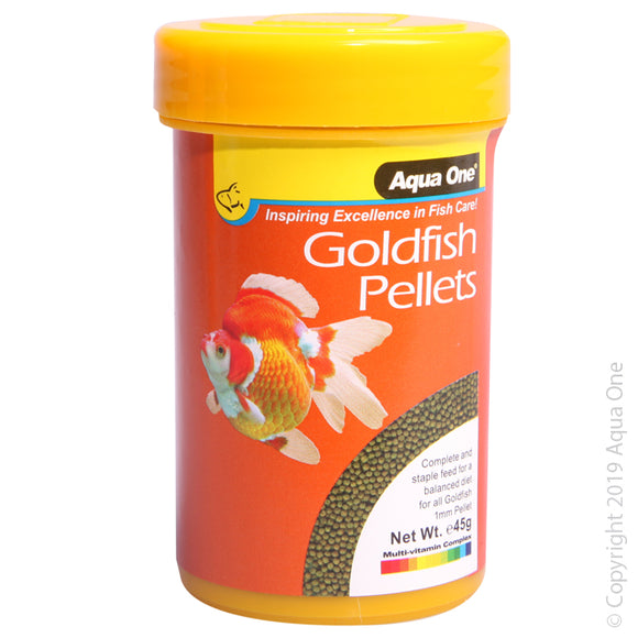 AQUA ONE GOLDFISH PELLETS 190G
