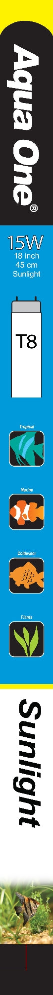 AQUA ONE TUBE SUNLIGHT 15W 18IN T8#