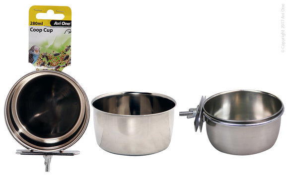 AVI ONE COOP CUP WITH CLAMP HOLDER 280ML 9.3CM DIAMETER