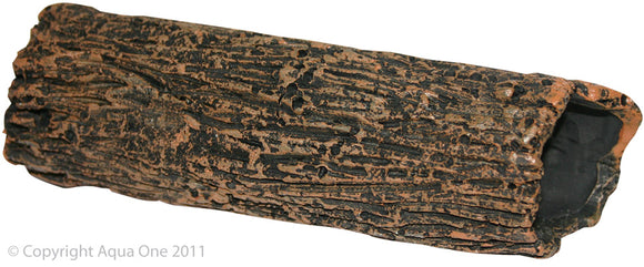 REPTILE ONE ORNAMENT LOG HOLLOW SM