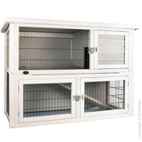 PET ONE 2 STOREY HUTCH ON GRASS