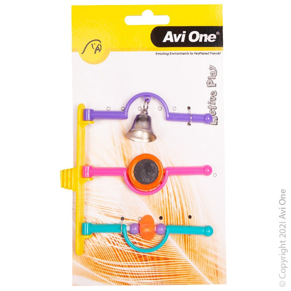 AVI ONE BIRD TOY ACTIVITY PERCH
