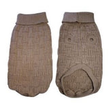 *LAST SEASON* PET ONE DOG COAT KOMFYKNIT JUMPER ICELANDIC 50CM LATTE##