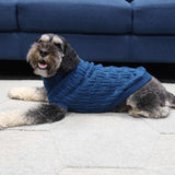 PET ONE DOG COAT KOMFYKNIT JUMPER ICELANDIC 25CM DARK TEAL