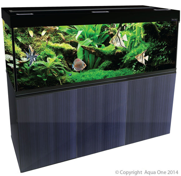 AQUA ONE BRILLIANCE 180 580L AQUARIUM GLOSS BLACK 