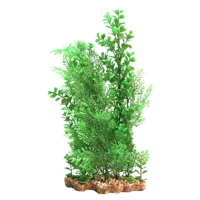 AQUA ONE PLASTIC PLANT WISTERIA BACOPA W GRAVEL BASE XL