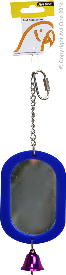 AVI ONE ACRYLIC OVAL MIRROR