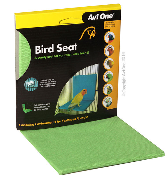 AVI ONE BIRD SEAT GREEN 14 X 14CM