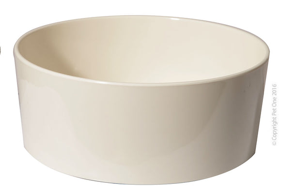 PET ONE BOWL MELAMINE SMALL ANIMAL MED 17CM DIA x7CM H