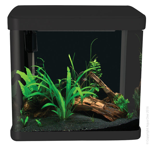 AQUA ONE LIFESTYLE 21 AQUARIUM GLOSS BLACK