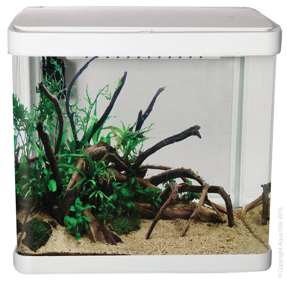 AQUA ONE LIFESTYLE 21 AQUARIUM GLOSS WHITE
