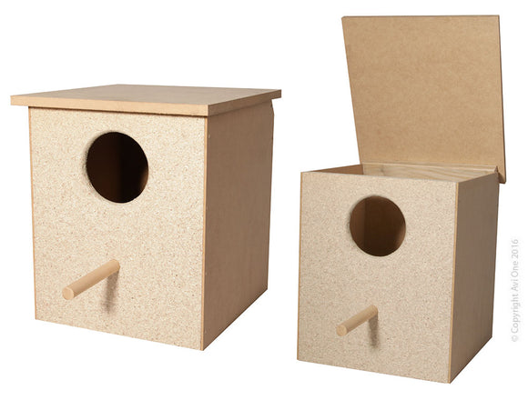 AVI ONE WOODEN LARGE PARROT NEST BOX