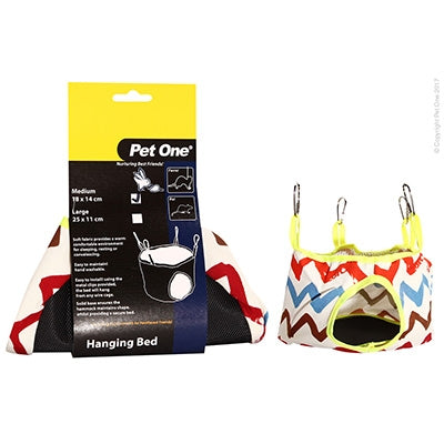 PET ONE SMALL ANIMAL HANGING BED FERRET & RAT M 18x14CM