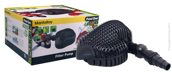 POND ONE MANTARAY 4000 FILTER PUMP 4000L/H 