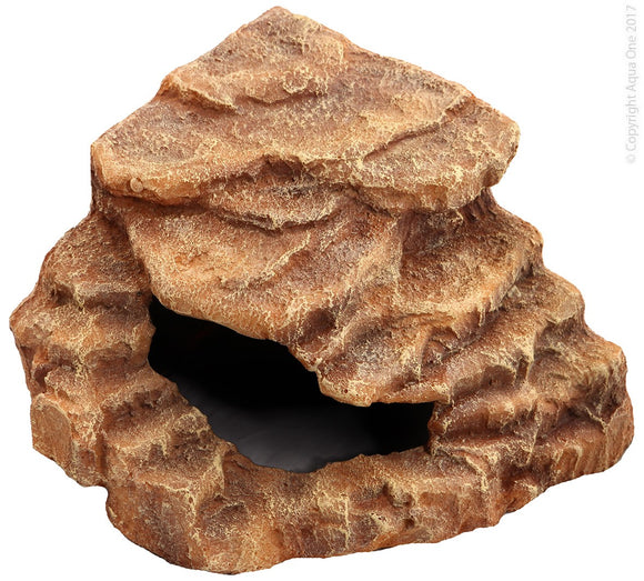 REPTILE ONE ORNAMENT ROCK CAVE LARGE