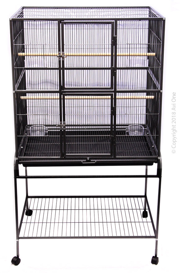 AVI ONE 604X2 SQUARE FLIGHT CAGE 2 DOOR (82X52X154CM H)
