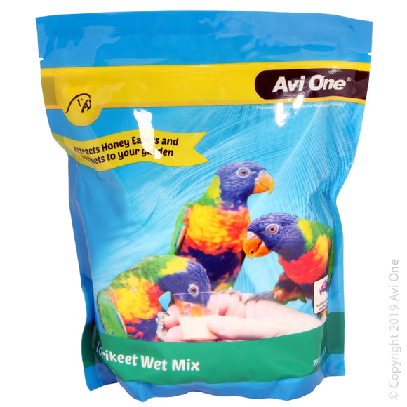 AVI ONE LORIKEET WET MIX 750G