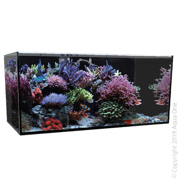 AQUA ONE REEFSYS 326 MARINE TANK 326L 120L X 55D X 53CM H INC PLUMBING