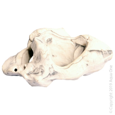 AQUA ONE ORNAMENT WHITE MARBLE WITH HOLES L