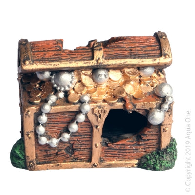 AQUA ONE ORNAMENT MINI TREASURE CHEST