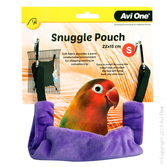 AVI ONE BIRD SNUGGLE POUCH SMALL GRAPE