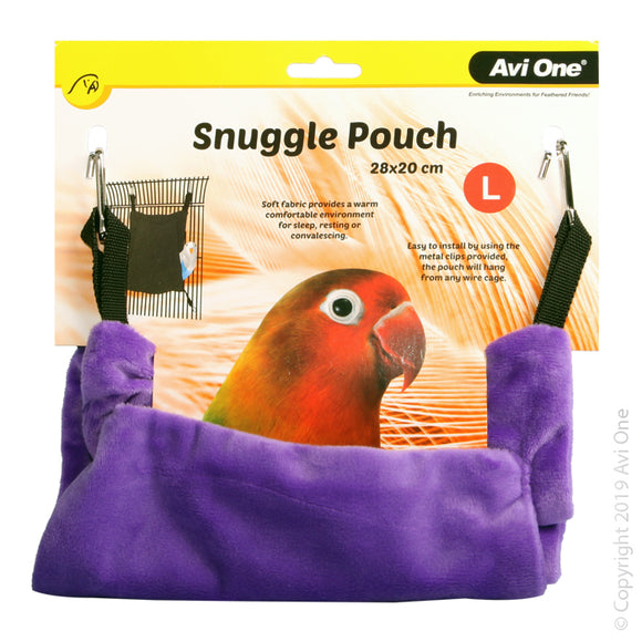 AVI ONE BIRD SNUGGLE POUCH LARGE GRAPE