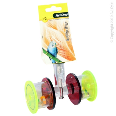 AVI ONE BIRD TOY ACRYLIC PERCH