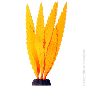 AQUA ONE FLEXISCAPE INDICA FERN ORANGE 25CM LARGE 