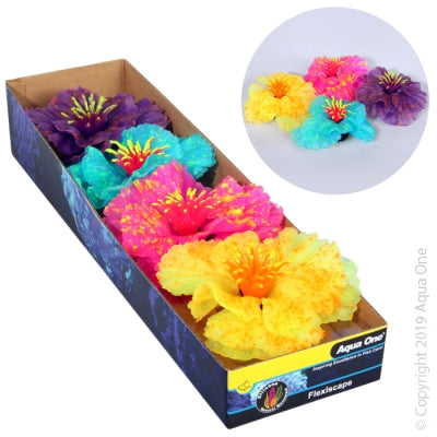 AQUA ONE FLEXISCAPE FLOS IGNOTUM ASSORTED COLOURS 6.5CM