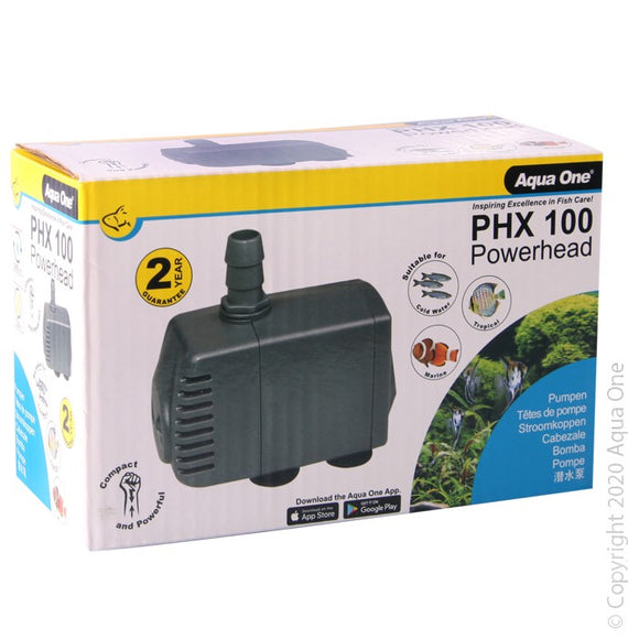AQUA ONE POWER HEAD PHX 100 350L/HR