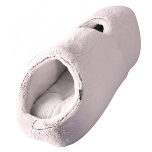 PET ONE CAT TUNNEL 75X25X25CM GREY CLOUD PLUSH