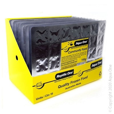 AQUA ONE COMMUNITY FOOD FROZEN 110G