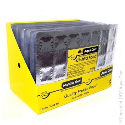 AQUA ONE CICHLID FOOD FROZEN 110G