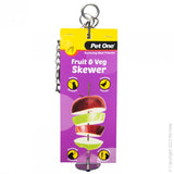 PET ONE SKEWER FOR FRUIT AND VEGGIE FOR CHICKENS 50CM