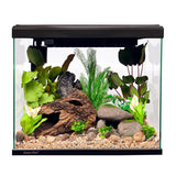 AQUA ONE LIFESTYLE CLASSIC 40 COMPLETE GLASS AQUARIUM 45CM 40L SATIN BLACK