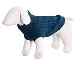 PET ONE DOG COAT KOMFYKNIT JUMPER ICELANDIC 20CM BLUE