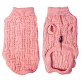 PET ONE DOG COAT KOMFYKNIT JUMPER ICELANDIC 35CM PINK