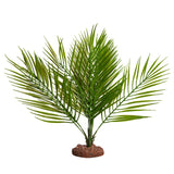 REPTILE ONE REPTILE PLANT LARGE PALOR PALM GREEN WITH CERAMIC BASE